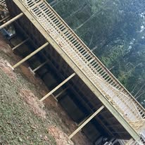 Large deck construction project in Hall County, GA