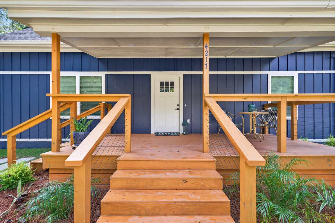 Deck construction project in Hall County, GA