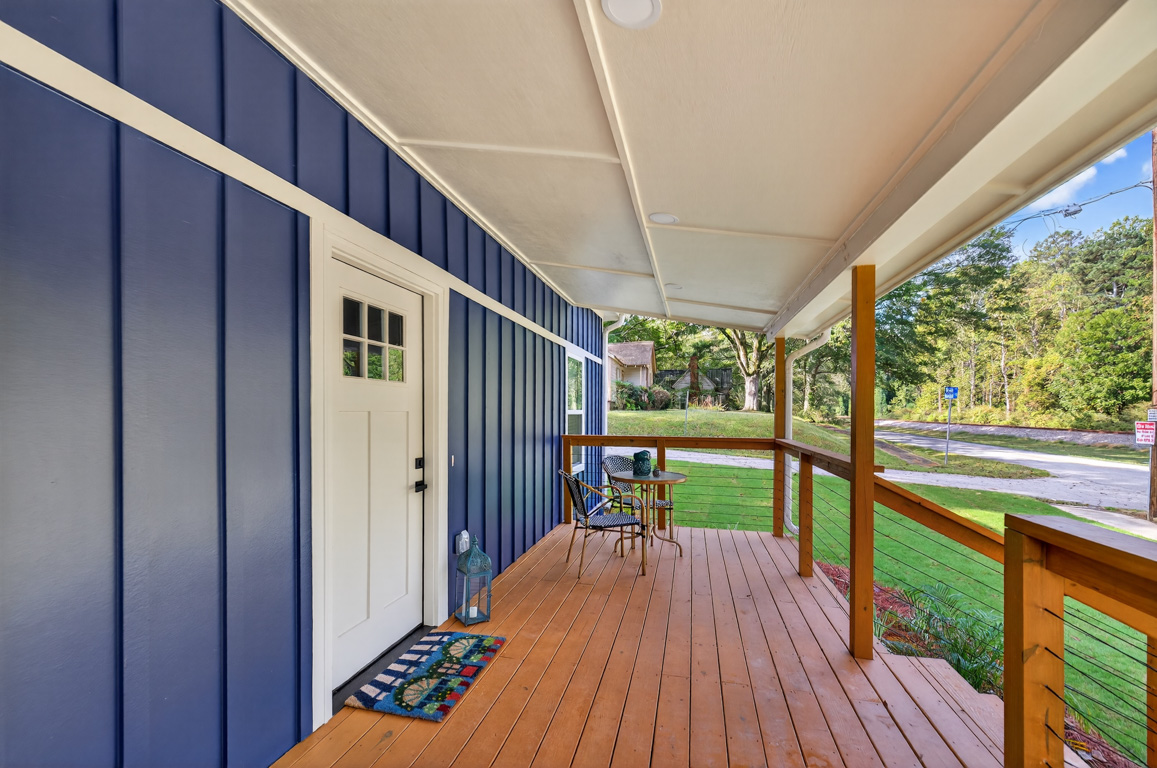 Front deck build in Oakwood, GA