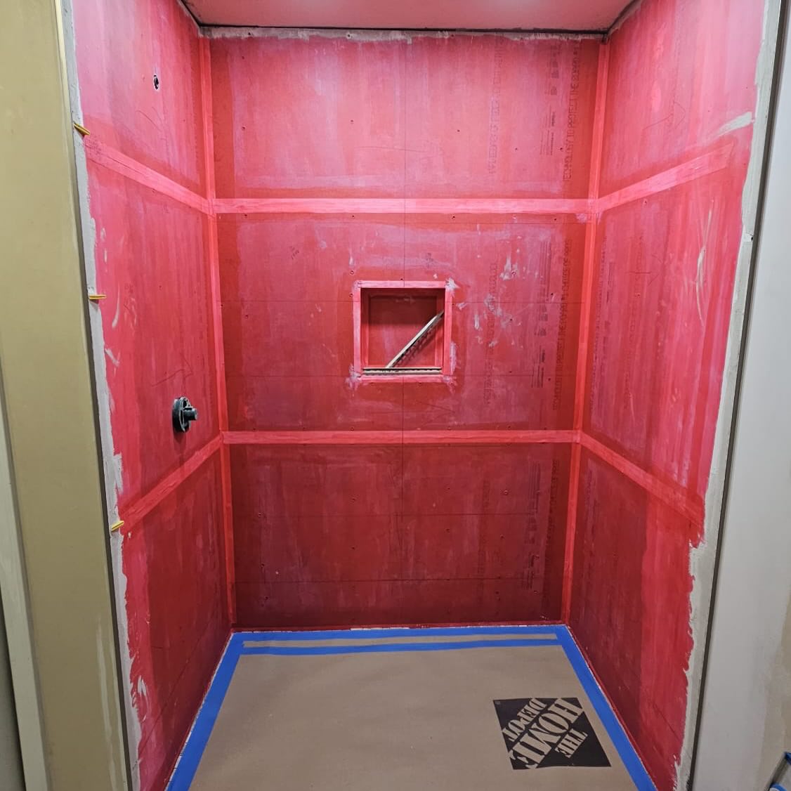Custom shower tile work in Snellville, GA
