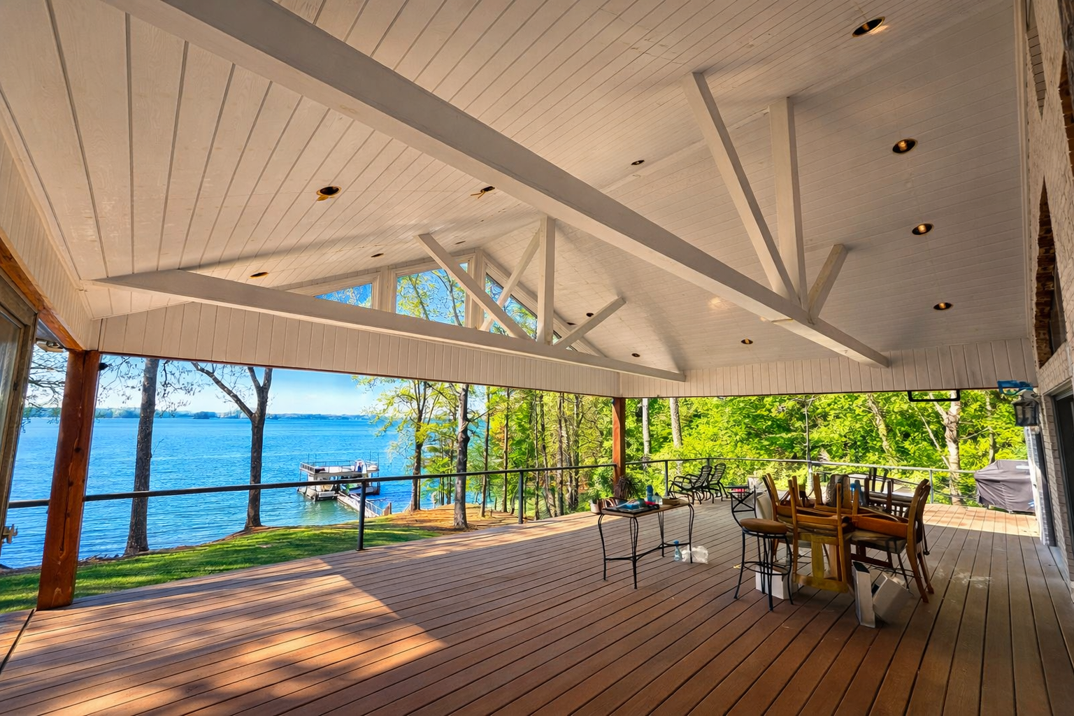 Deck and outdoor space remodeling project in Braselton GA by One For All Services